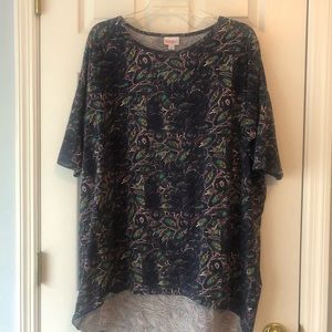 LulaRoe Irma-L-Multi Colored-EUC